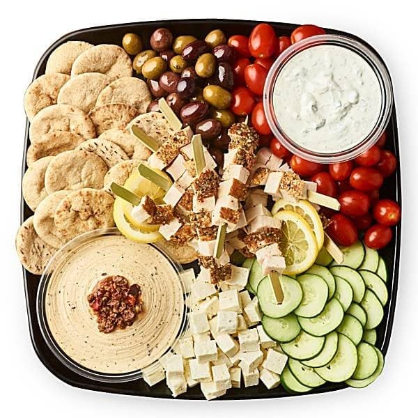 Greek-Style Hummus Platter 1